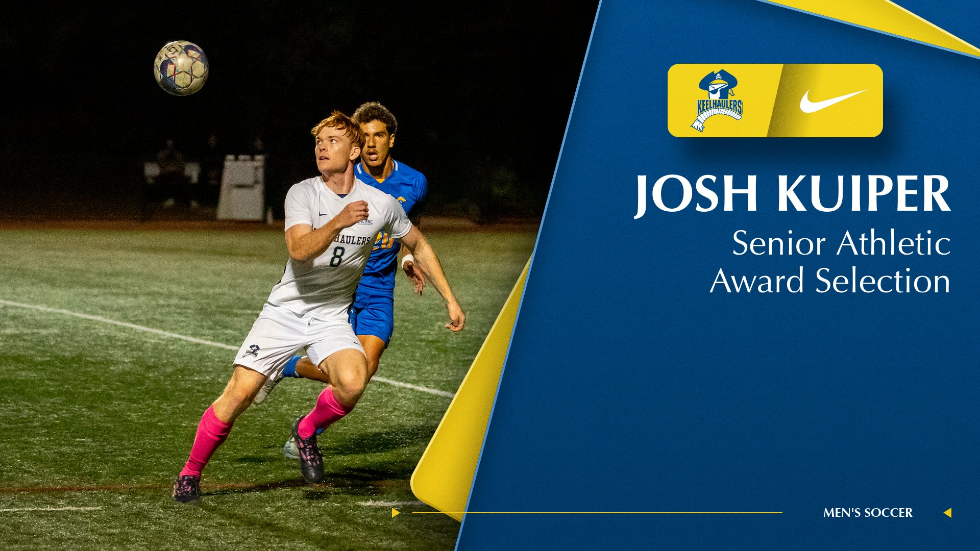 Cal Maritime bestows prestigious Athletics Award to Josh Kuiper