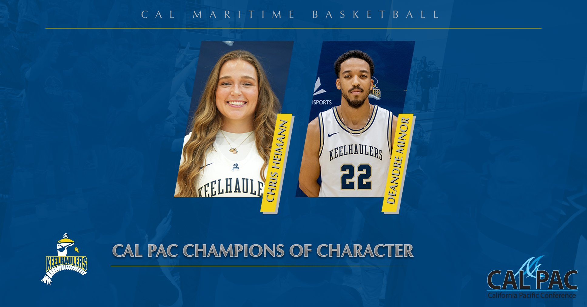Chris Heimann and DeAndre Minor named Champions of Character