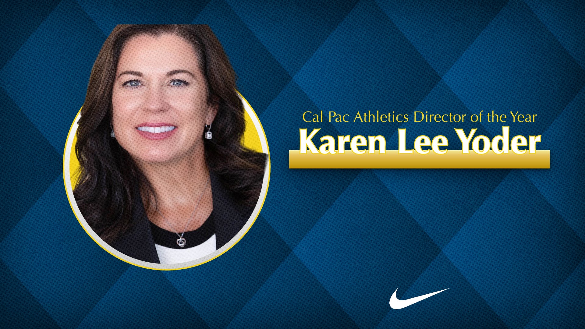 Karen Lee Yoder named Cal Pac Athletic Director of the Year