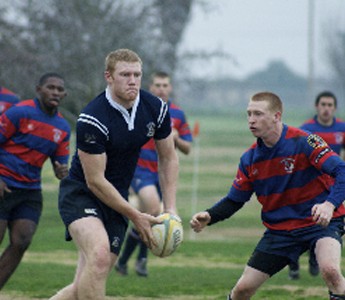 The Cal Maritime rugby team defeated the University of Nevada at Reno 22 - 5, photo by JD Hedrick