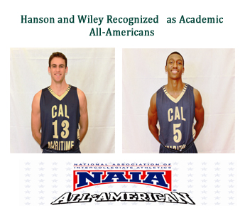 Hanson and Wiley Recognized as Scholar-Athletes