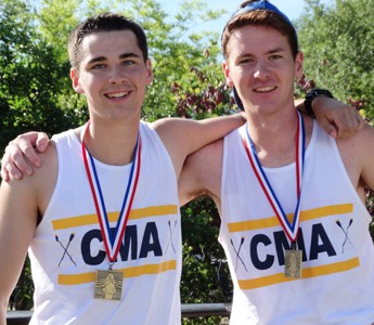 Men's Varsity Pair Wins at Rowing Championships
