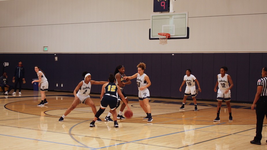 Lady Keelhaulers get home conference win vs. La Sierra