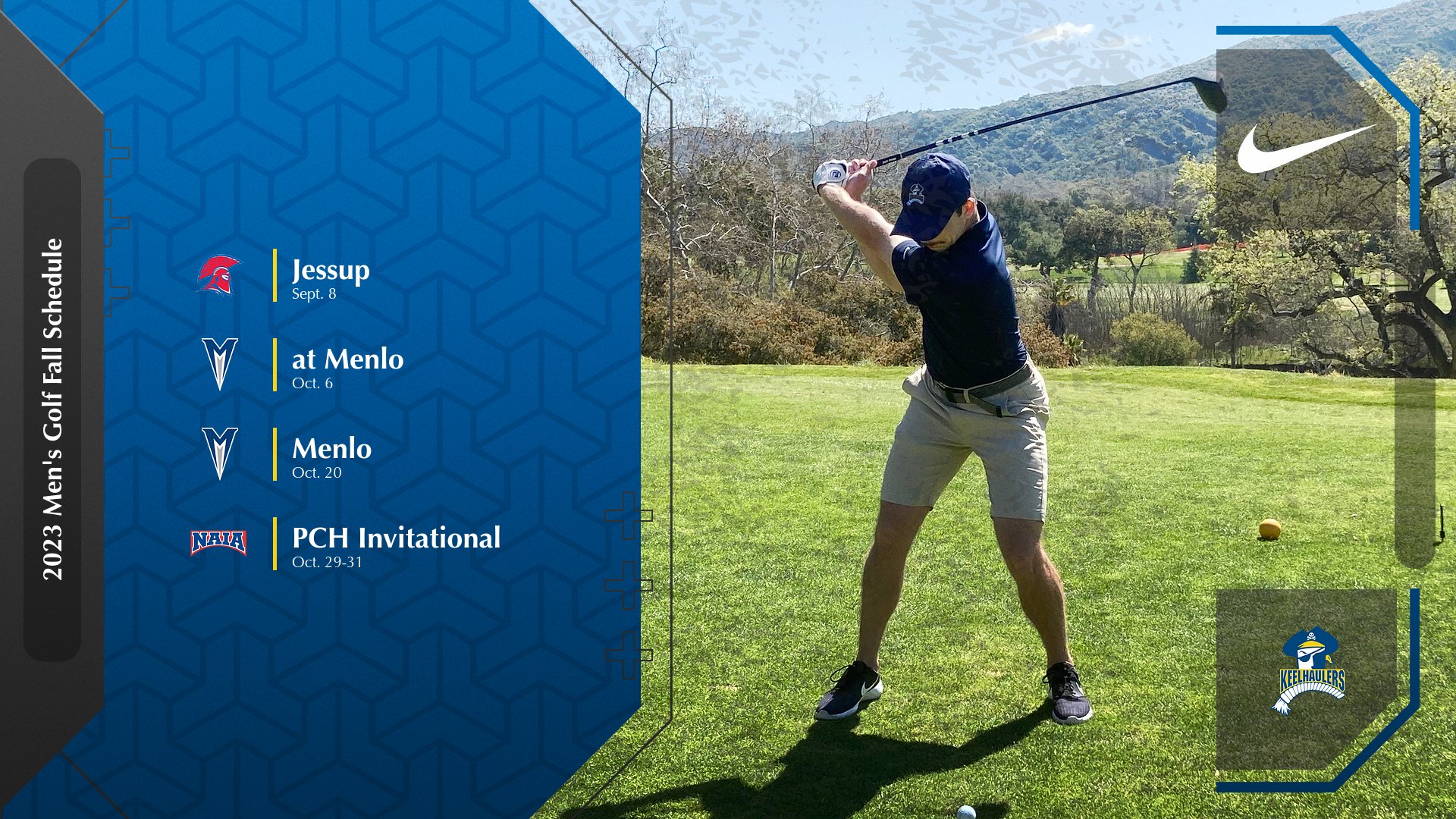 Men&rsquo;s golf&rsquo;s four-event fall schedule starts September 8