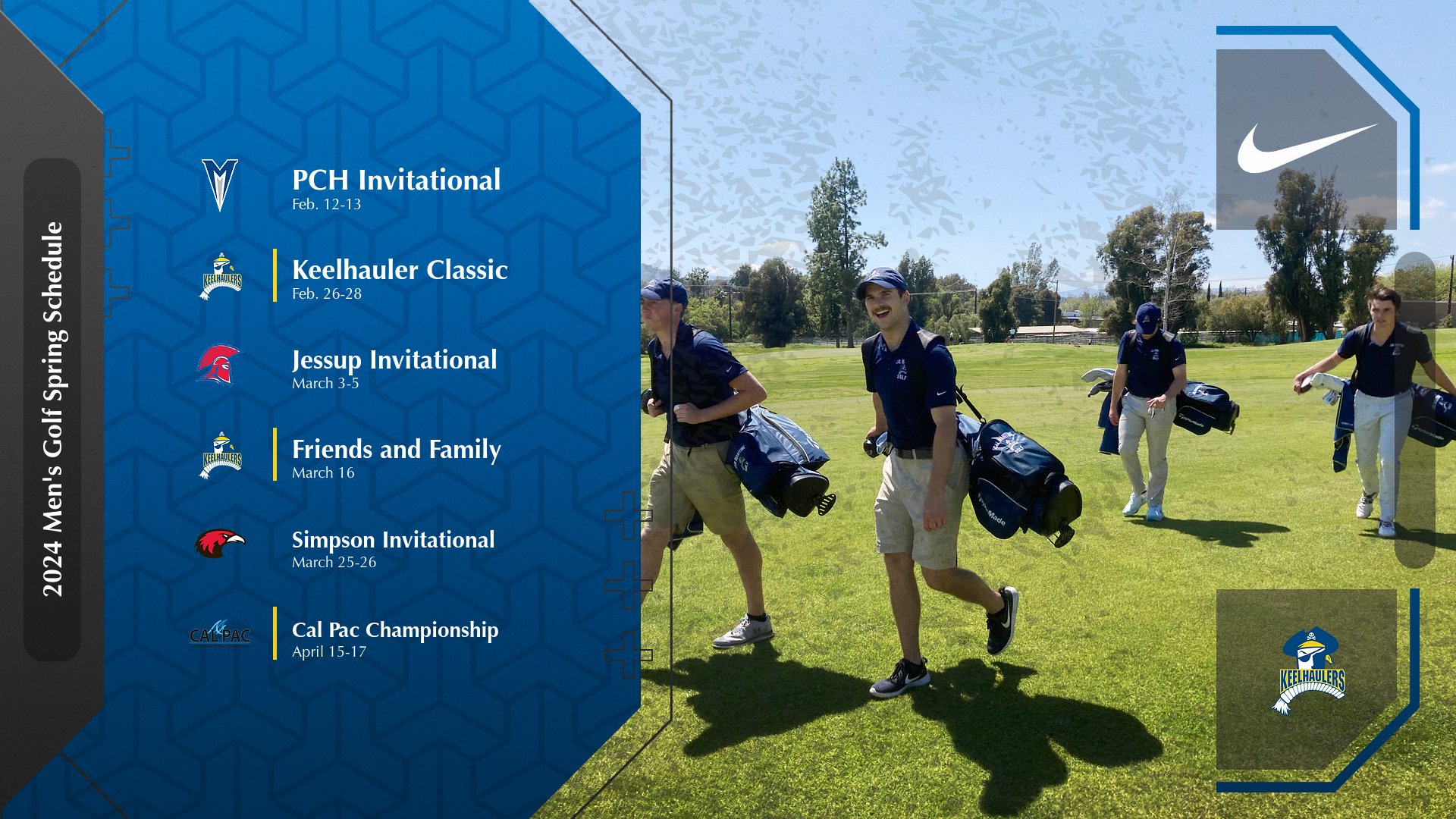 Two home events highlight men&rsquo;s golf&rsquo;s spring schedule