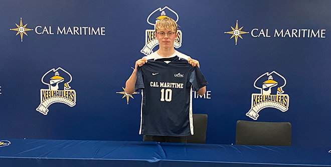 Cal Maritime men's soccer welcomes Cade Weatherbie
