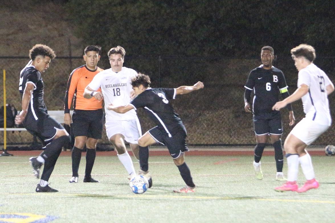 Connor Wadhams&rsquo; record-setting six-point performance leads to furious finish in Sunday&rsquo;s non-conference clash