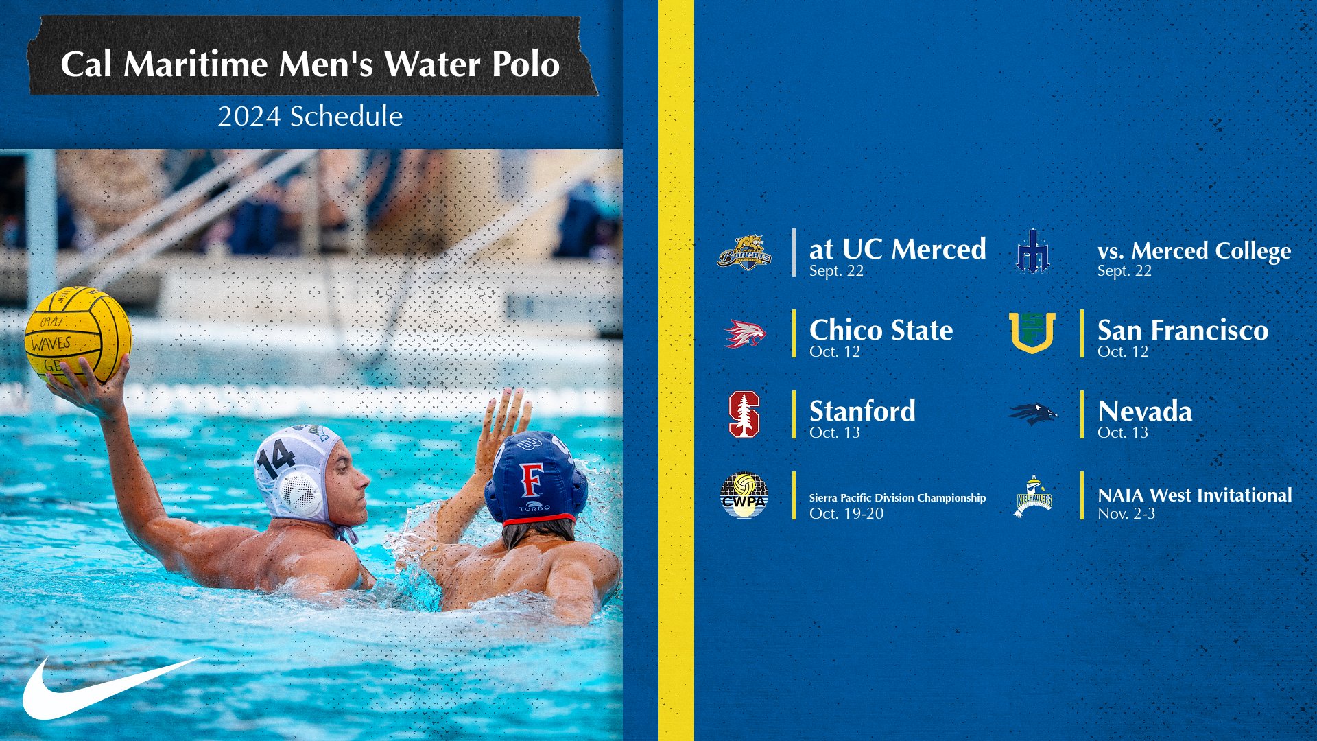 Cal Maritime finalizes 2024 men's water polo schedule