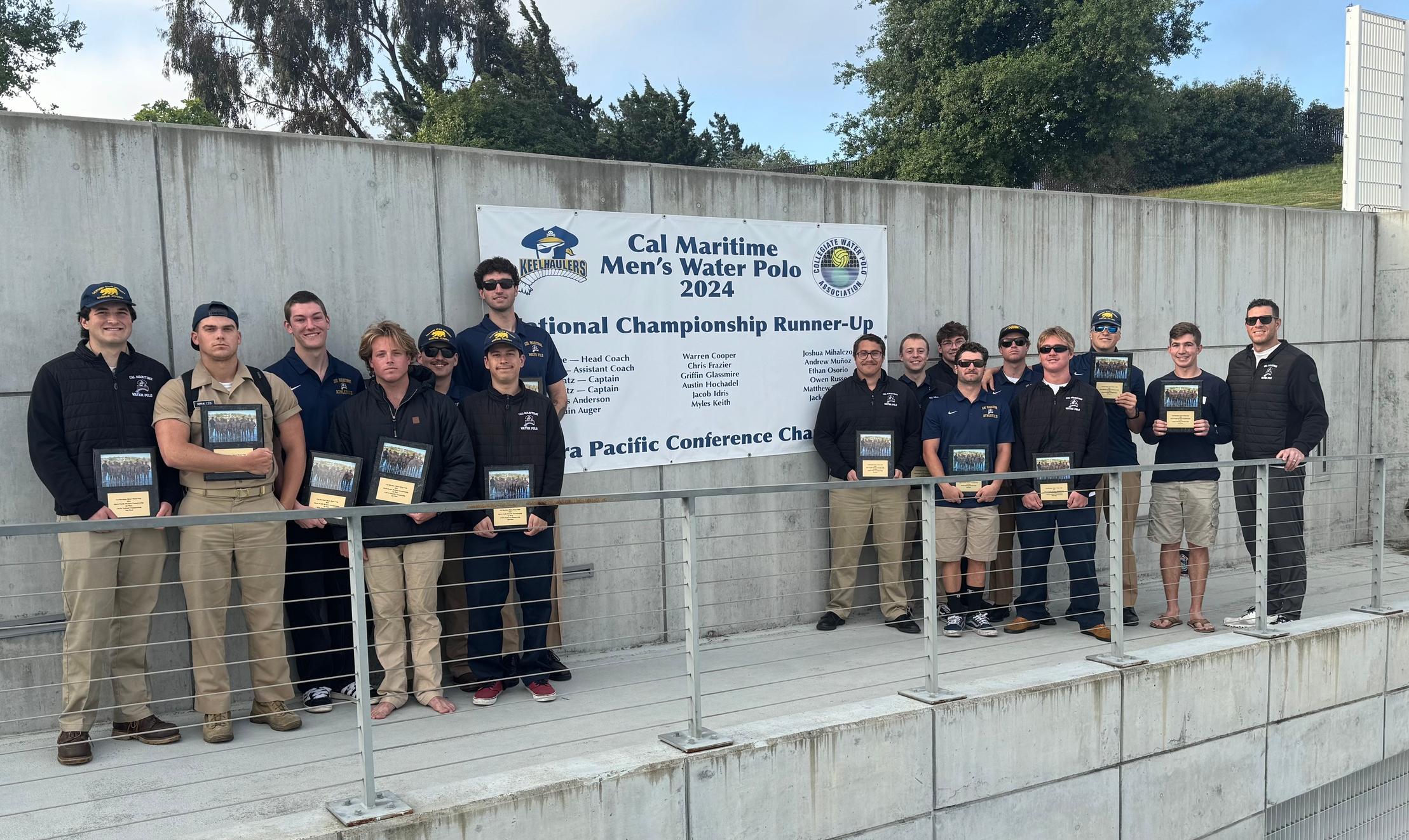 Men&rsquo;s water polo celebrates historic postseason run at banner unveiling ceremony