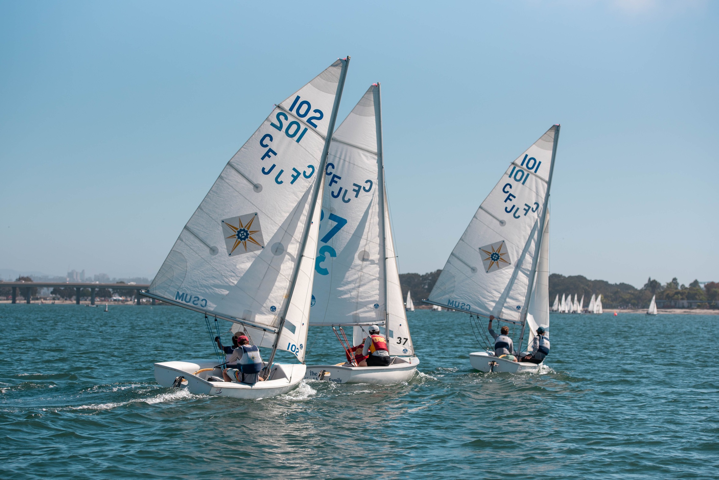 Keelhaulers finish fourth at the Carter Ford Open Team Race Championship