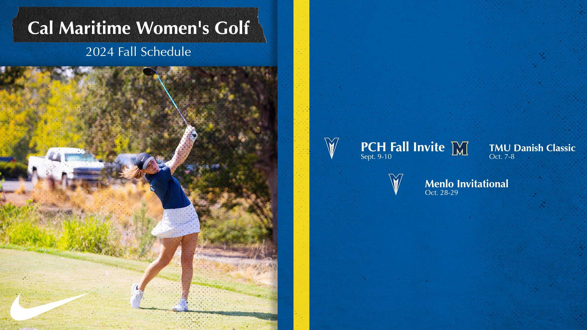 Three tournaments comprise fall schedule; Cal Pac and NAIA set postseason dates