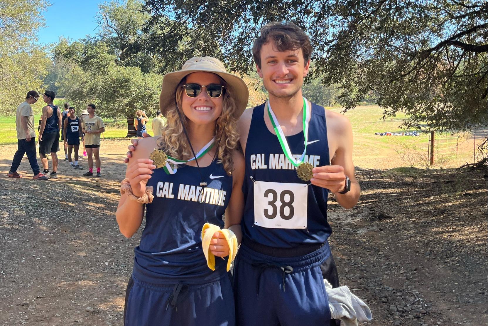 Cal Maritime's cross country teams crush challenging course at PUC
